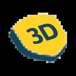 Logo de 3D Seguridad