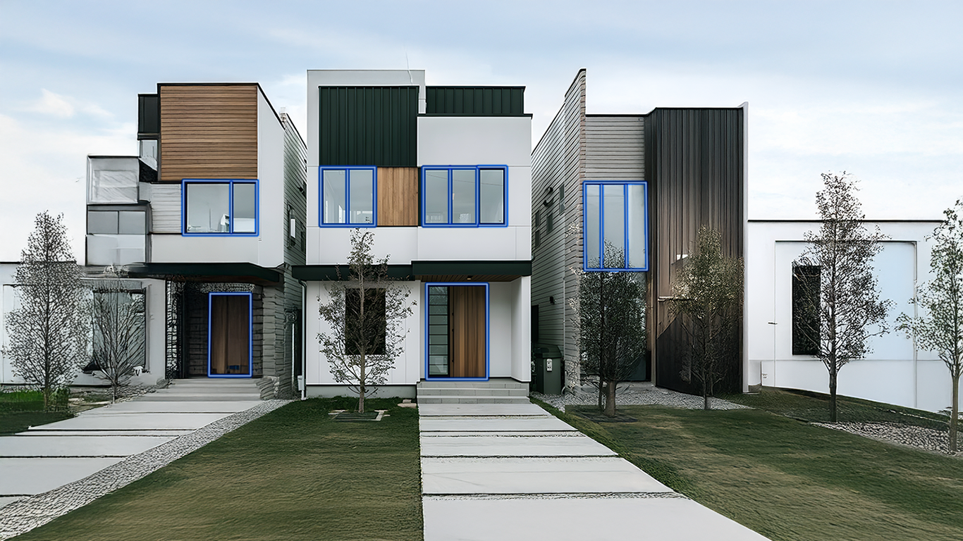 Sistema de seguridad protegiendo un chalet con monitoreo en tiempo real